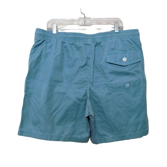 Good Threads Shorts XL Green Blue Elastic Waist Drawstring Mesh Lining - Picture 2 of 4